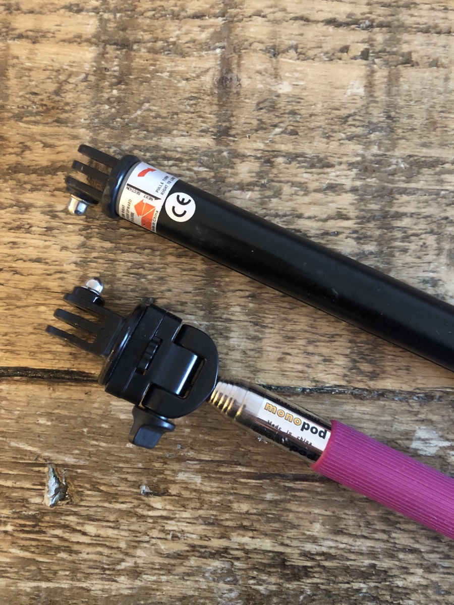 DJI Osmo Action Camera product review from a runners perspective - selfie sticks